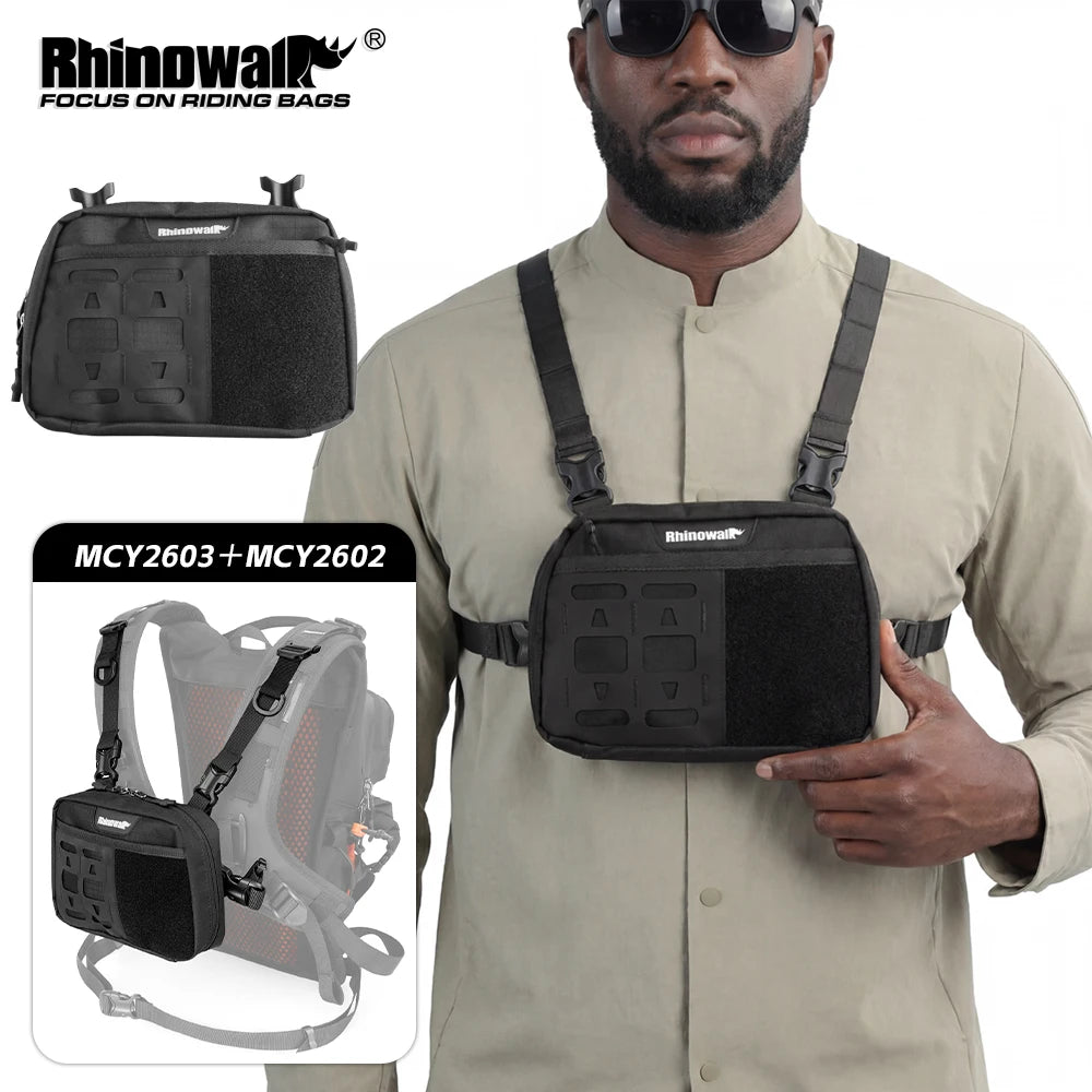 Rhinowalk 1.5L Chest Bag with Mesh Pockets