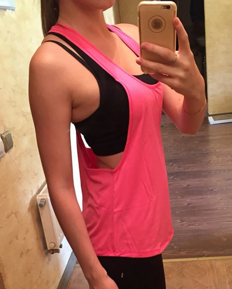 Women's Quick-Dry Apparel: Sleeveless Sports Wear Tank Top Clothes for Running and Workout / Rungear
