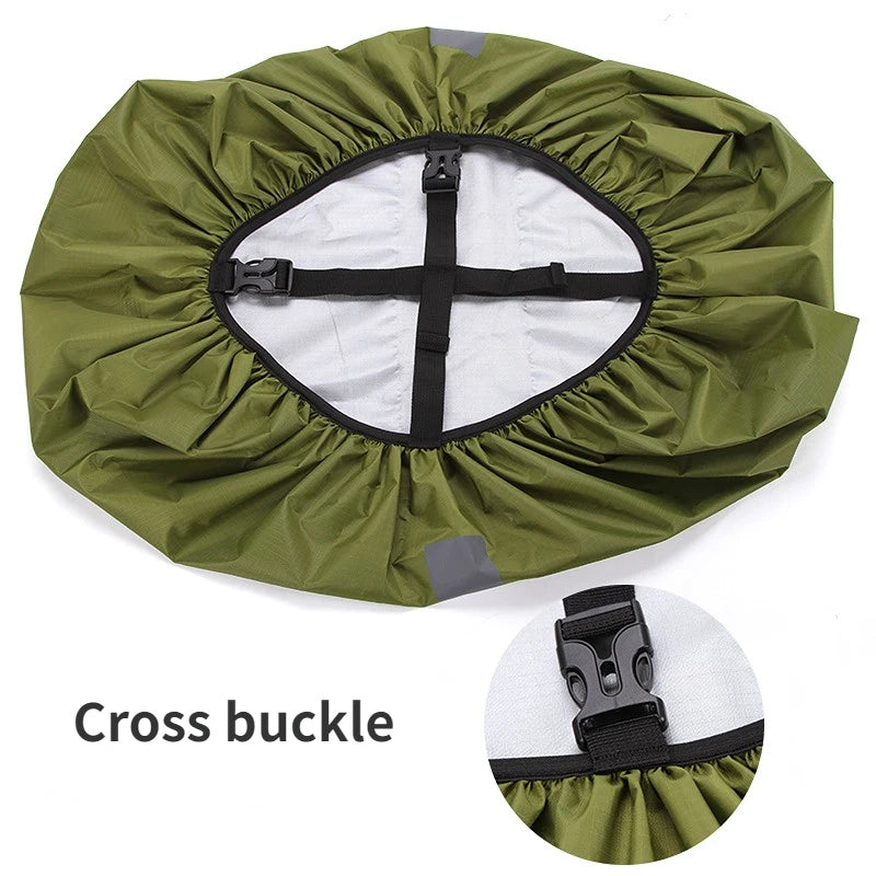 Trail Gear Accessories: Waterproof, Outdoors Backpack Rain Cover With Cross Buckle / Rungear