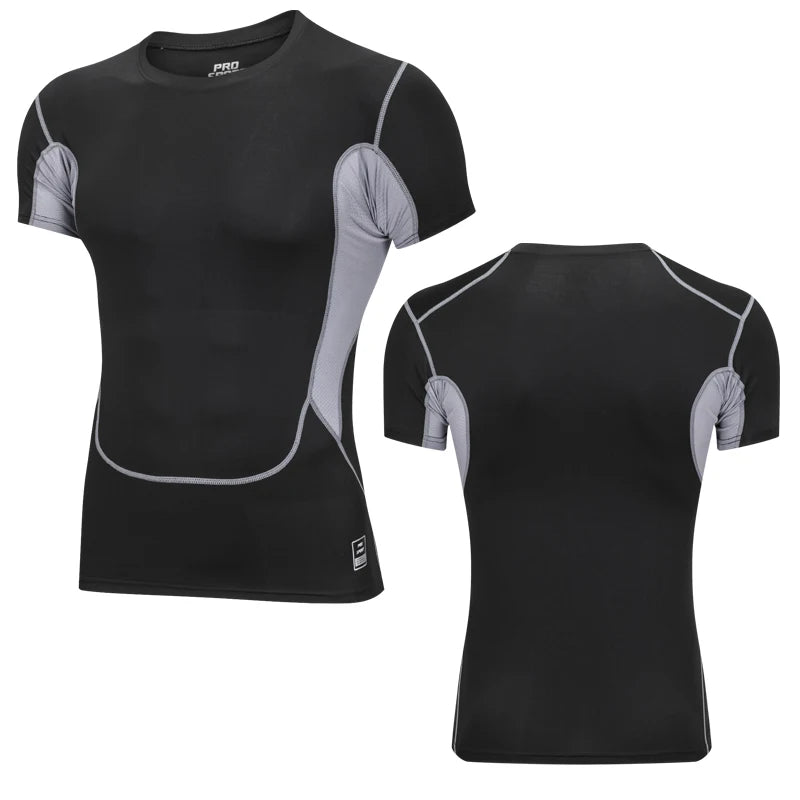 Running Apparel For Men: Short Sleeved, High Quality, Fitness Sportswear Shirt / Rungear