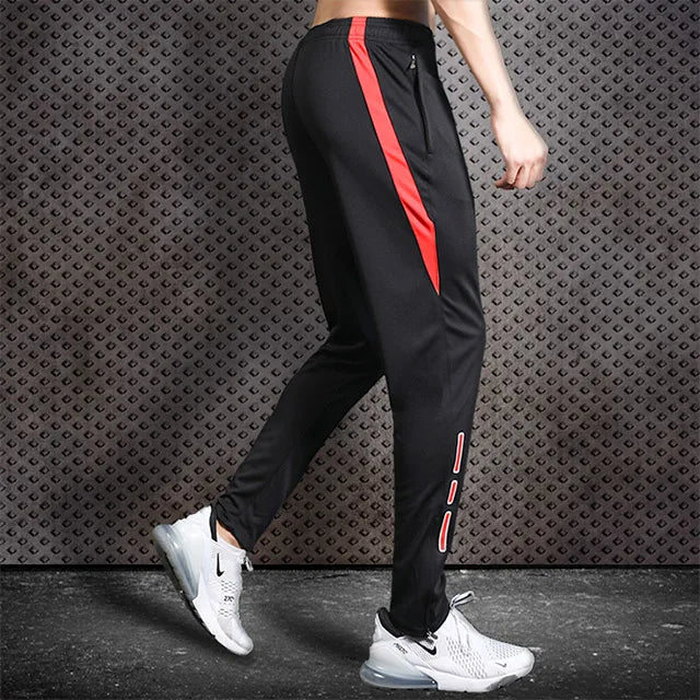 Men's Quick-Dry Running Trackpants – Slim Fit, Elastic Waist | Gym & Training