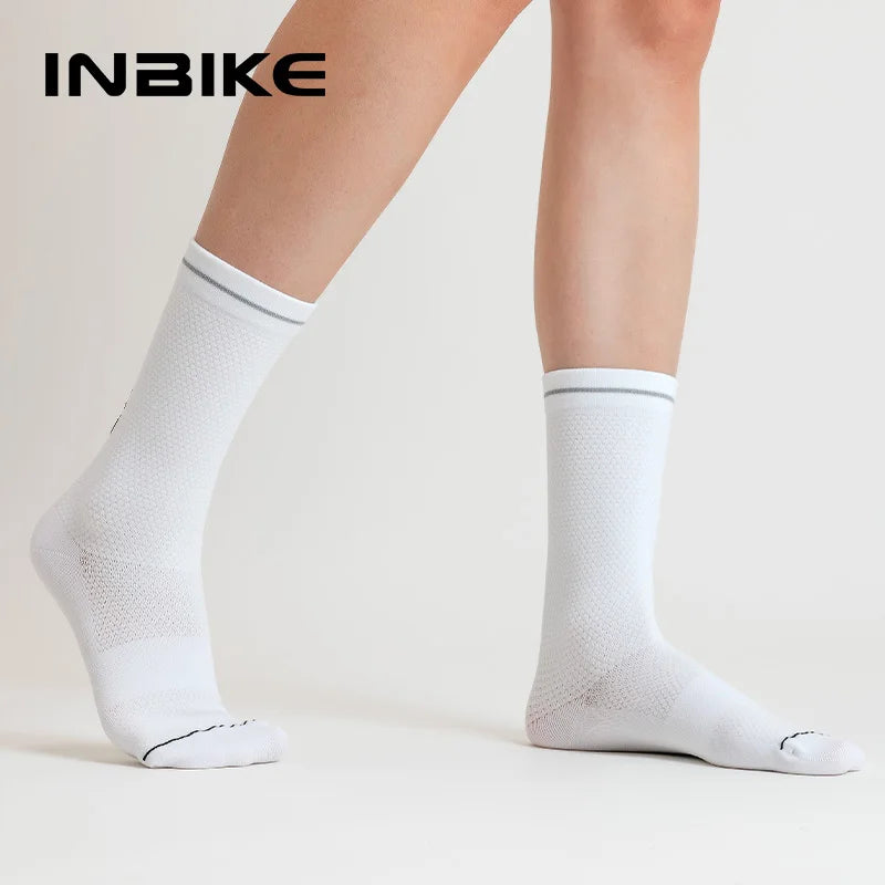 INBIKE Women's Toe-Separated Compression Running Socks | Moisture-Wicking Sport Socks for Running & Hiking