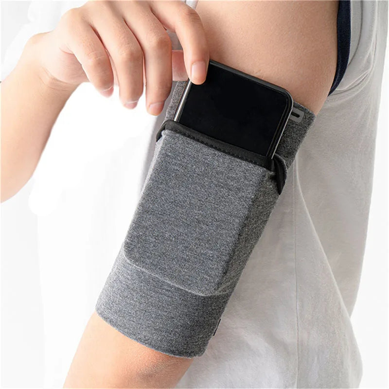 Running Phone Arm Bag | Zippered Breathable Sports Armband for Jogging & Outdoor Activities