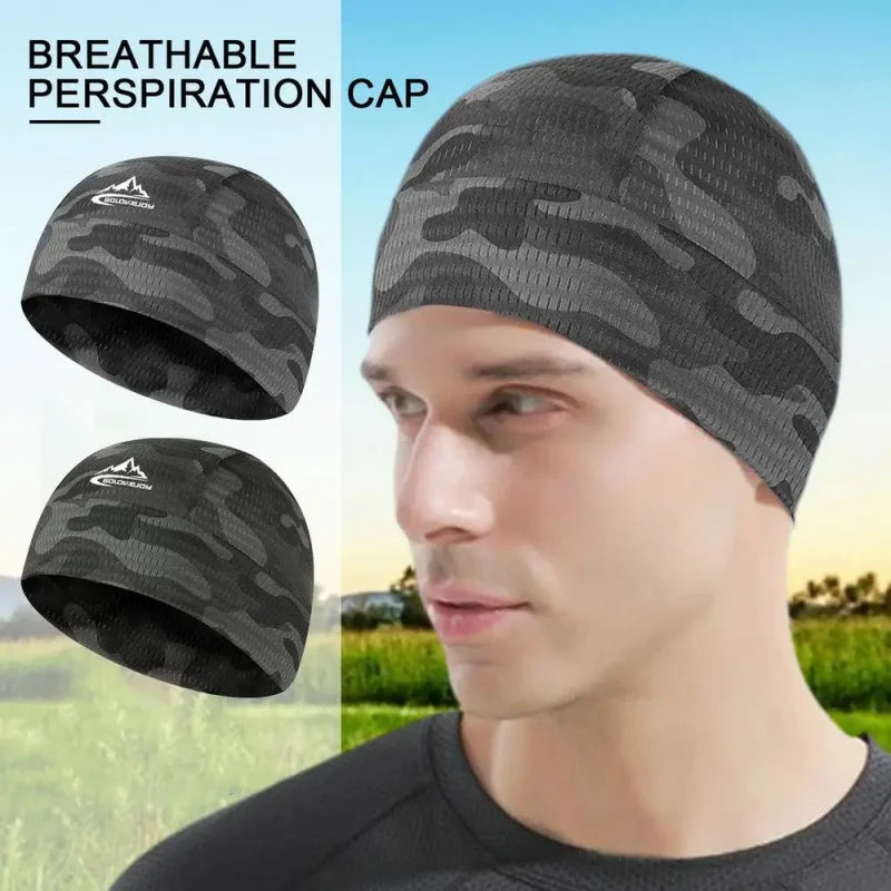 Hat Gear Accessories: Breathable Mesh, Quick-Dry Hiking, Running Sports Beanie Hat / Rungear