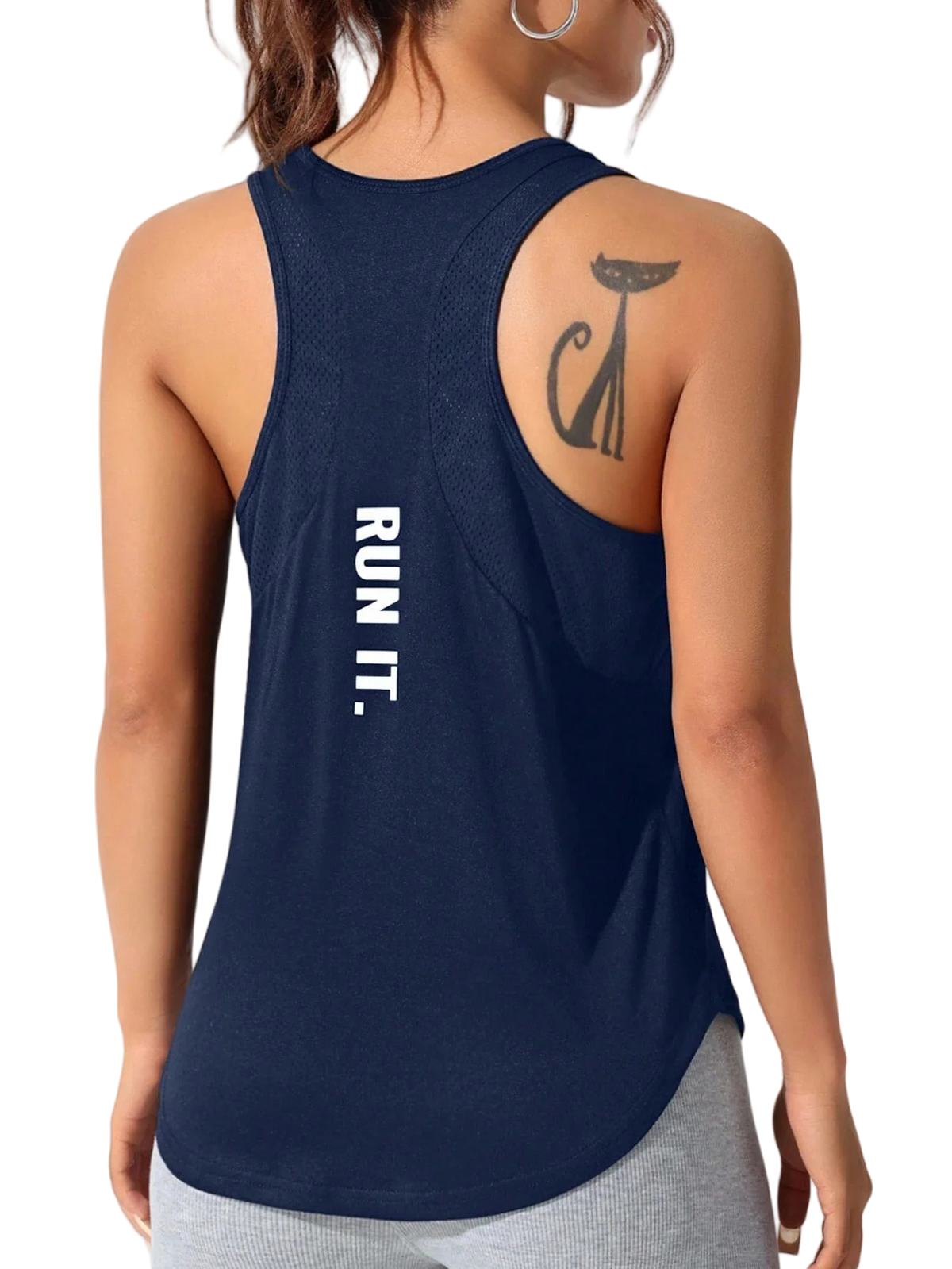 Women's Loose Racerback Running Tank Top | Sleeveless Activewear Vest