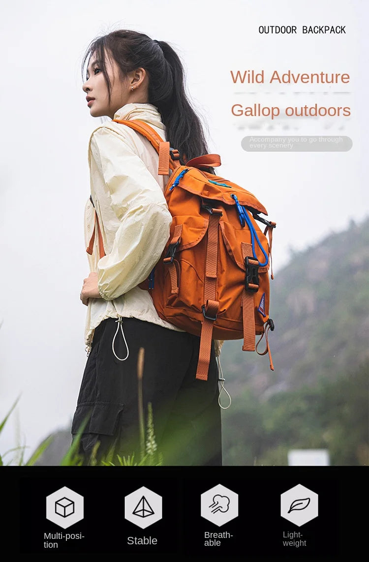 Large Capacity Outdoor Hiking Backpack | Multi-Pocket | Travel, Trail & Adventure