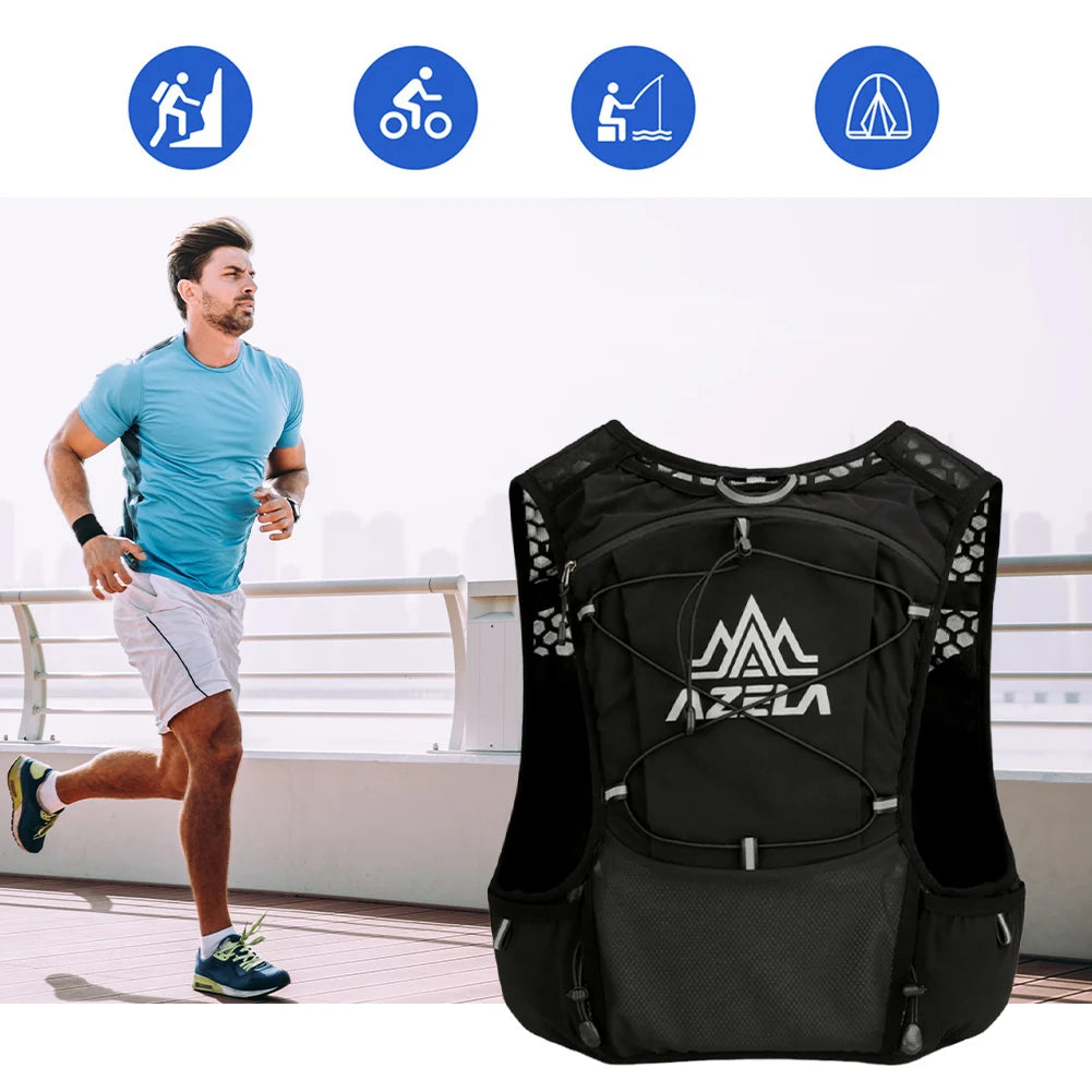 Lightweight Running Vest Breathable Water Bladder Running Backpack