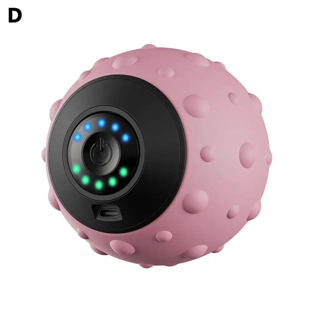 Vibrating Fascia Ball Massager – Electric Muscle Relaxation & Deep Tissue Recovery for Yoga, Fitness & Body Care
