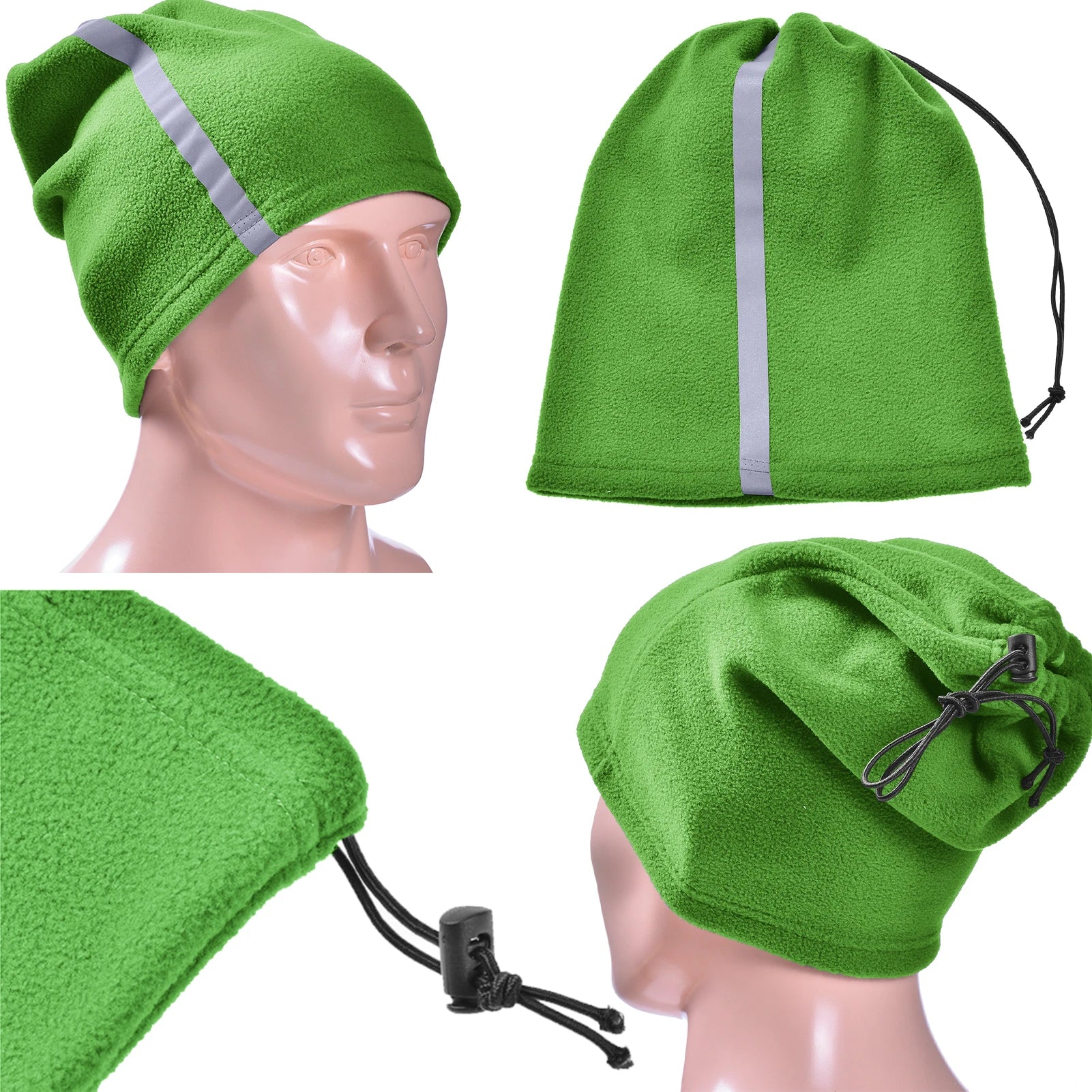 Reflective Fleece Neck Gaiter | Windproof & Adjustable | RUNGEAR
