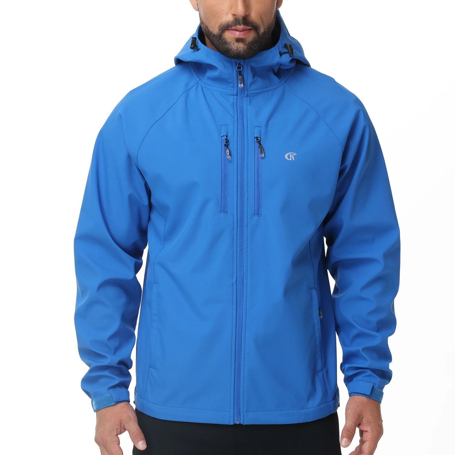 Men's Running Apparel: Lightweight, Waterproof Windbreaker Jacket With Inner Pocket / Rungear