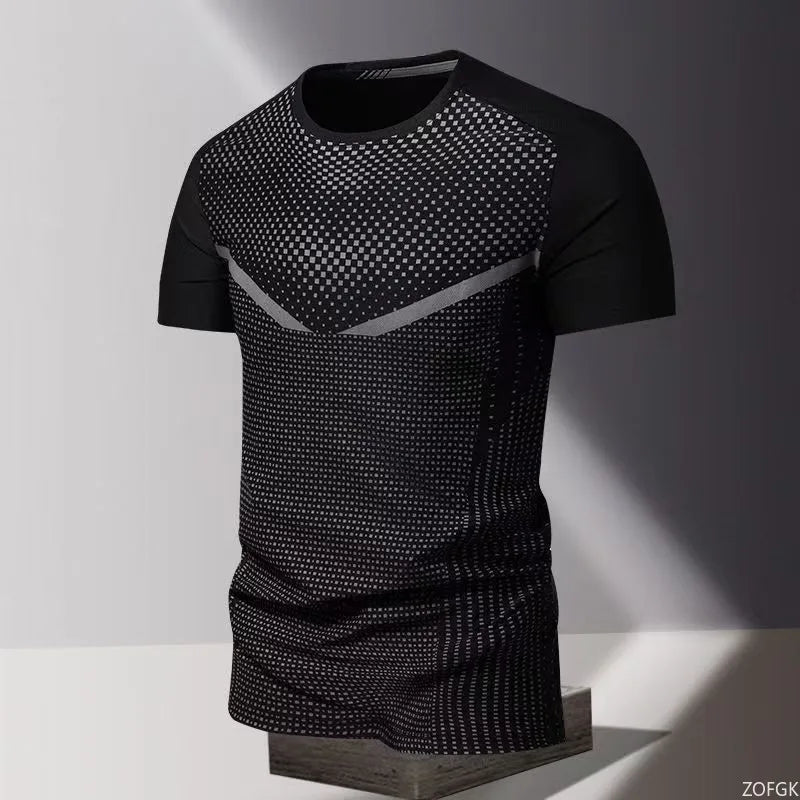 Men's Quick Drying Apparel: Oversized Loose Round Neck Short Sleeved Shirt / Rungear