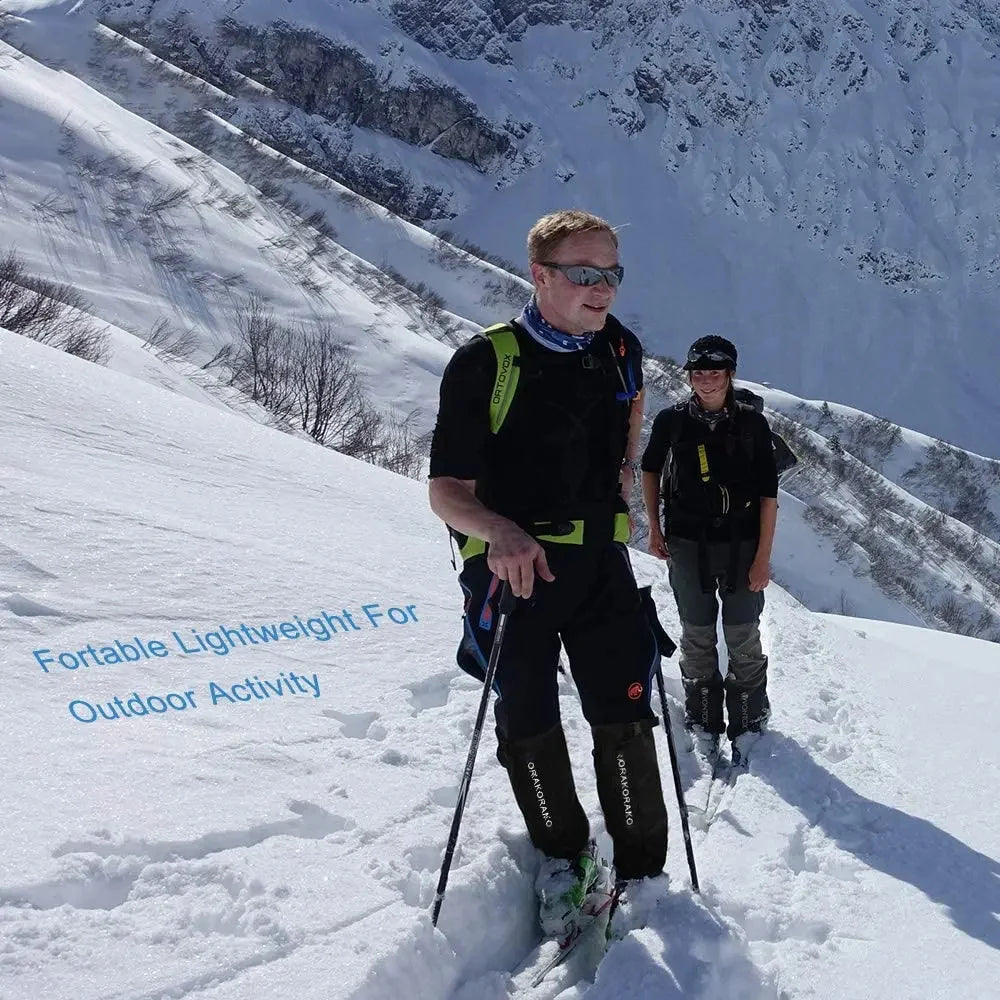 Waterproof Knee-High Leg Gaiters | Hiking, Snow & Trail Boot Covers