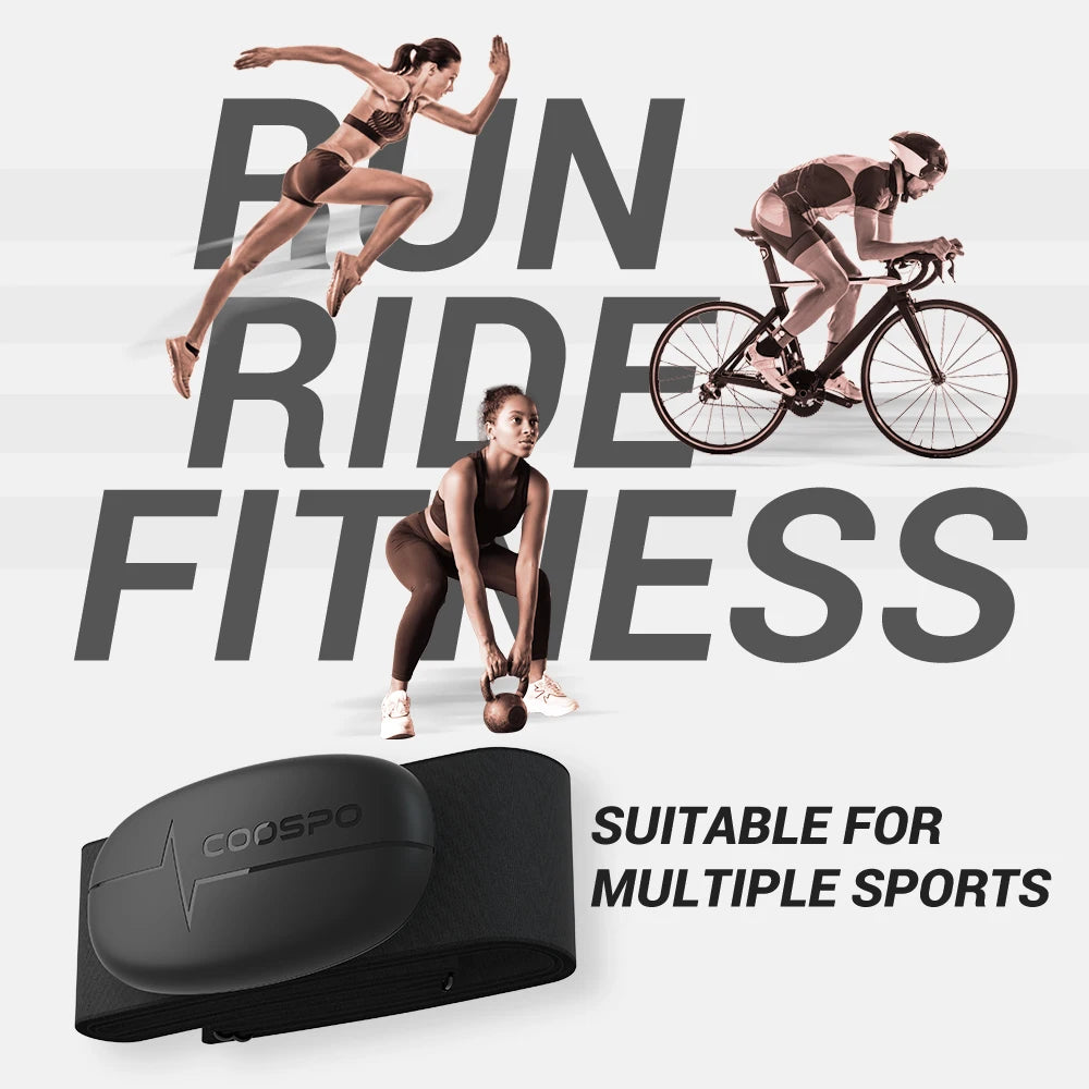 COOSPO HW9 Optical Heart Rate Monitor Armband | Bluetooth 4.0 & ANT+ Fitness Sensor for Garmin & Wahoo | RUNGEAR