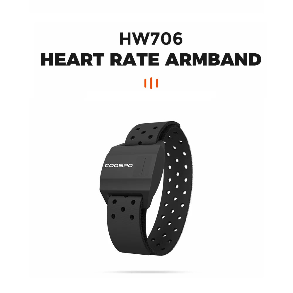 COOSPO HW9 Optical Heart Rate Monitor Armband | Bluetooth 4.0 & ANT+ Fitness Sensor for Garmin & Wahoo | RUNGEAR