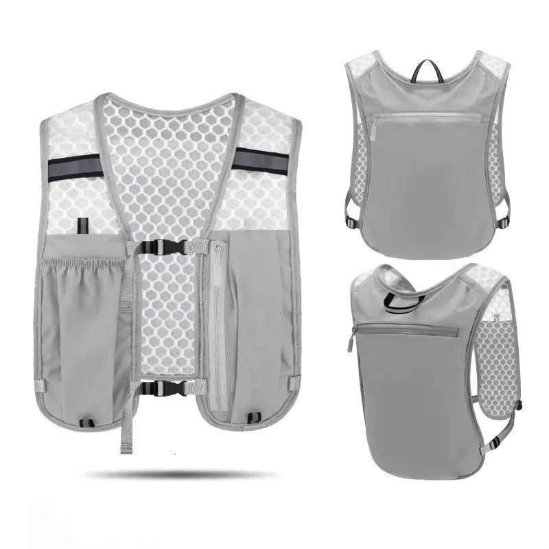 Ultralight Running Hydration Vest | Breathable Unisex Pack for 500ml Bottle — Running, Hiking & Cycling