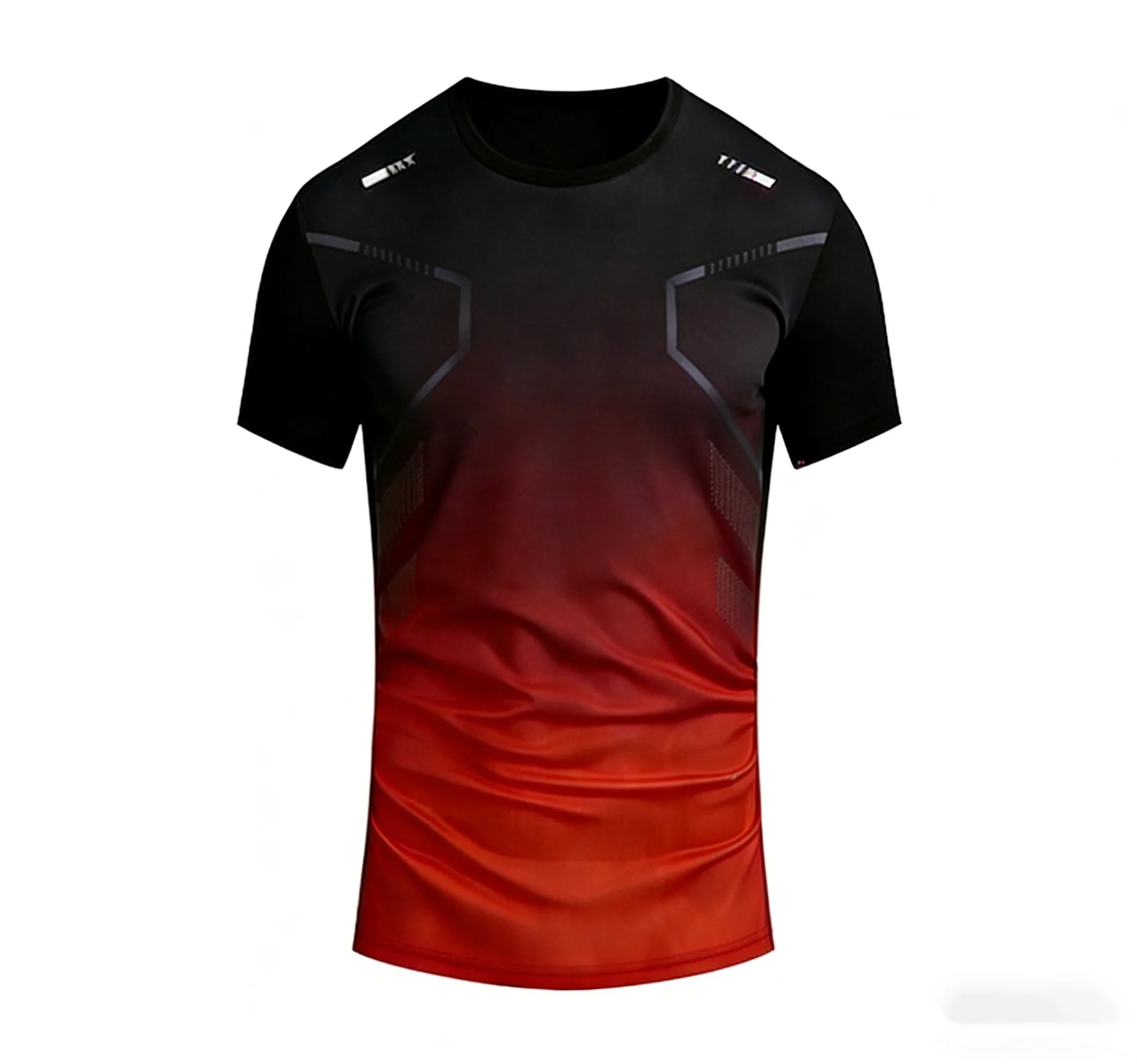 Men's Quick Dry Apparel: Short Sleeve, Moisture Wicking Round Neck Workout T-Shirt / Rungear