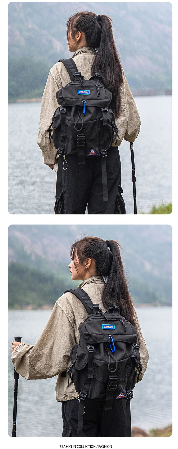Large Capacity Outdoor Hiking Backpack | Multi-Pocket | Travel, Trail & Adventure