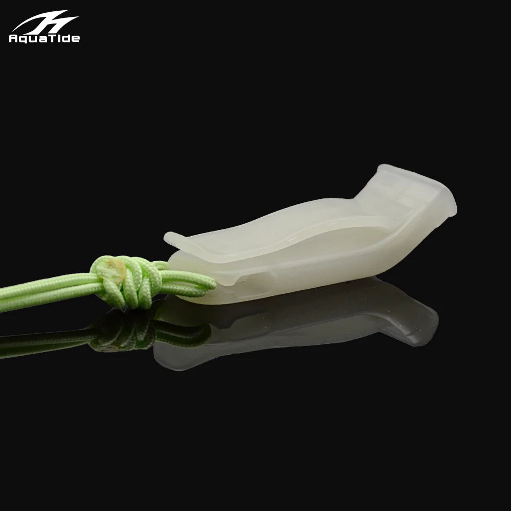 RUNGEAR Luminous Glow-in-the-Dark Safety Whistle | Ultra High-Decibel Emergency Whistle for Trail Running, Water Sports & EDC