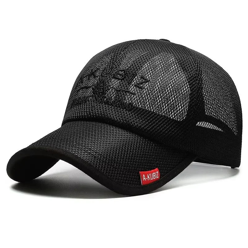 Summer Hat Gear: Unisex, Mesh, UV Protection, Breathable, Baseball Visor Cap for Outdoor Sports / Rungear