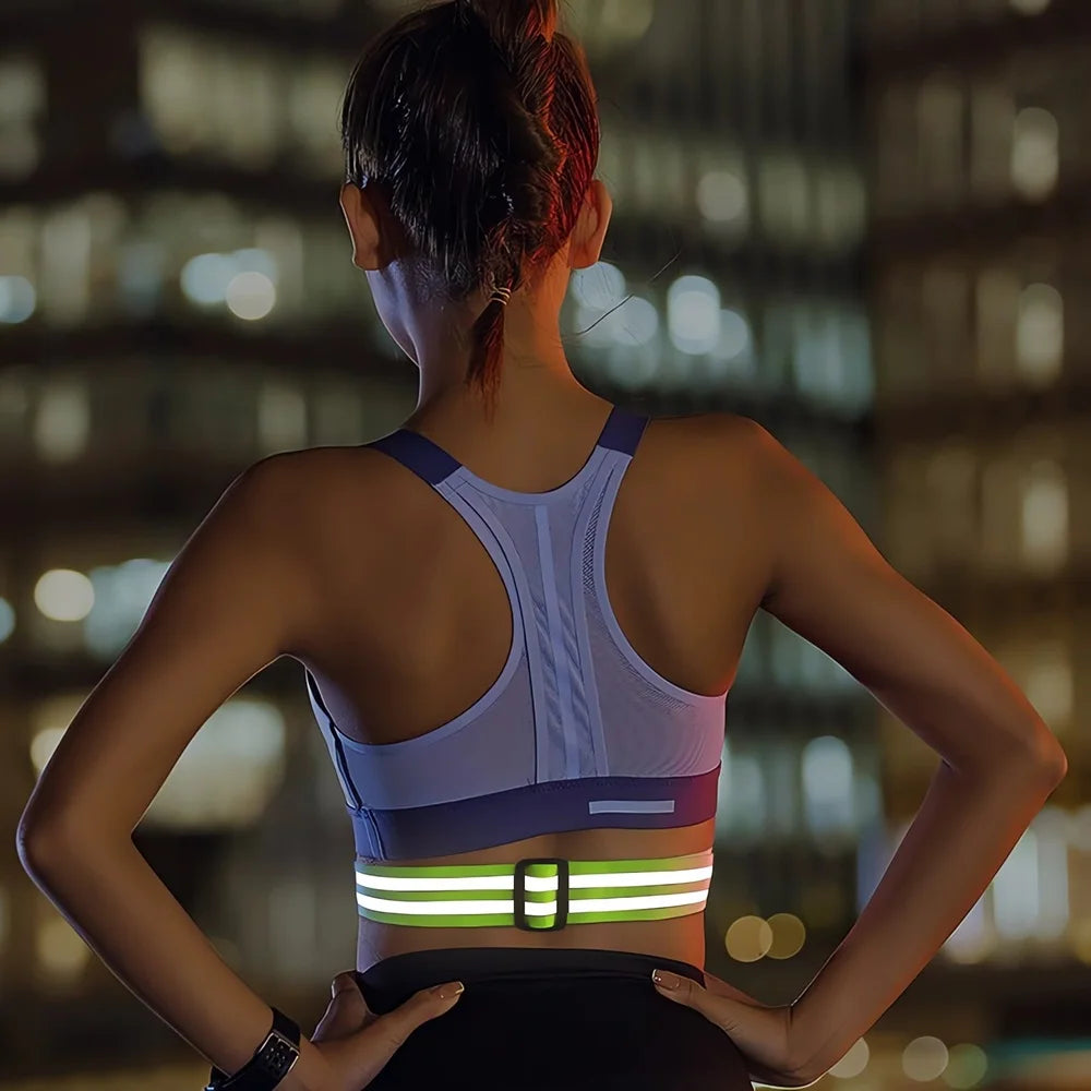 Reflective Running Bands – Safety Wristbands & Waistbands for Night Running | RUNGEAR