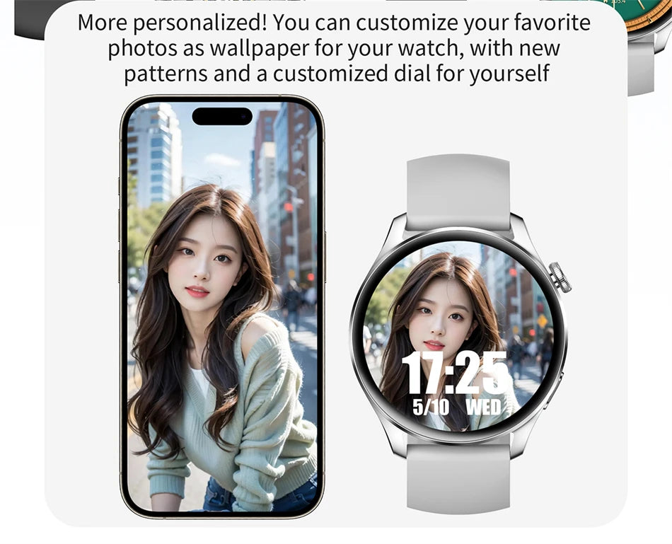 Tech Accessories Gear: 2026 New Smart Watch For Men HD AMOLED Screen, GPS, Motion Heart Rate, Bluetooth, Calls / Rungear