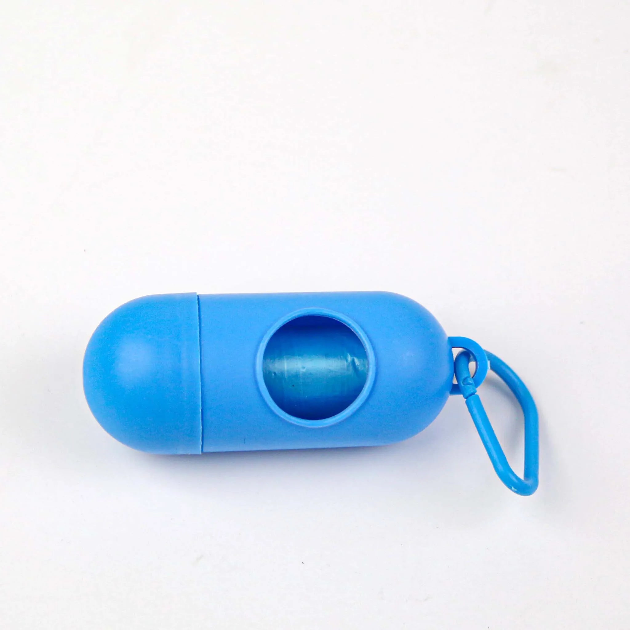 Dog Poop Bag Dispenser with Leash Clip – Mildly Scented Bags Included