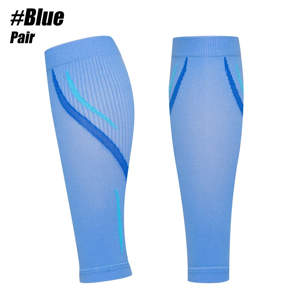 Running Compression Gear: 1Pair Calf Compression Sleeves for Men & Women (20-30mmhg) for Running, Cycling, Shin Splints Support / Rungear