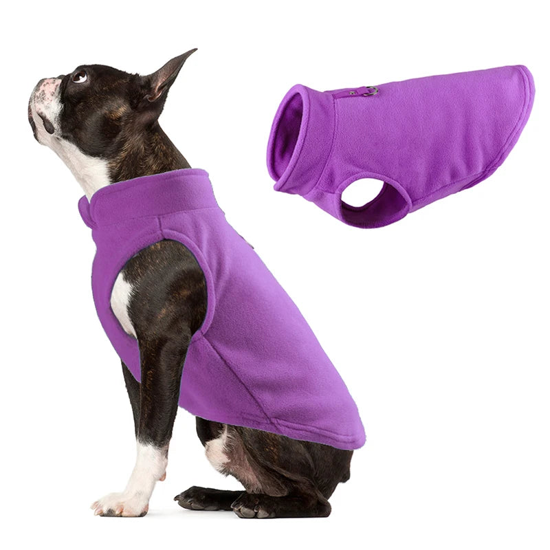Soft Warm Fleece Dog Jacket & Vest | Lightweight Winter Coat for Small & Medium Dogs | RUNGEAR