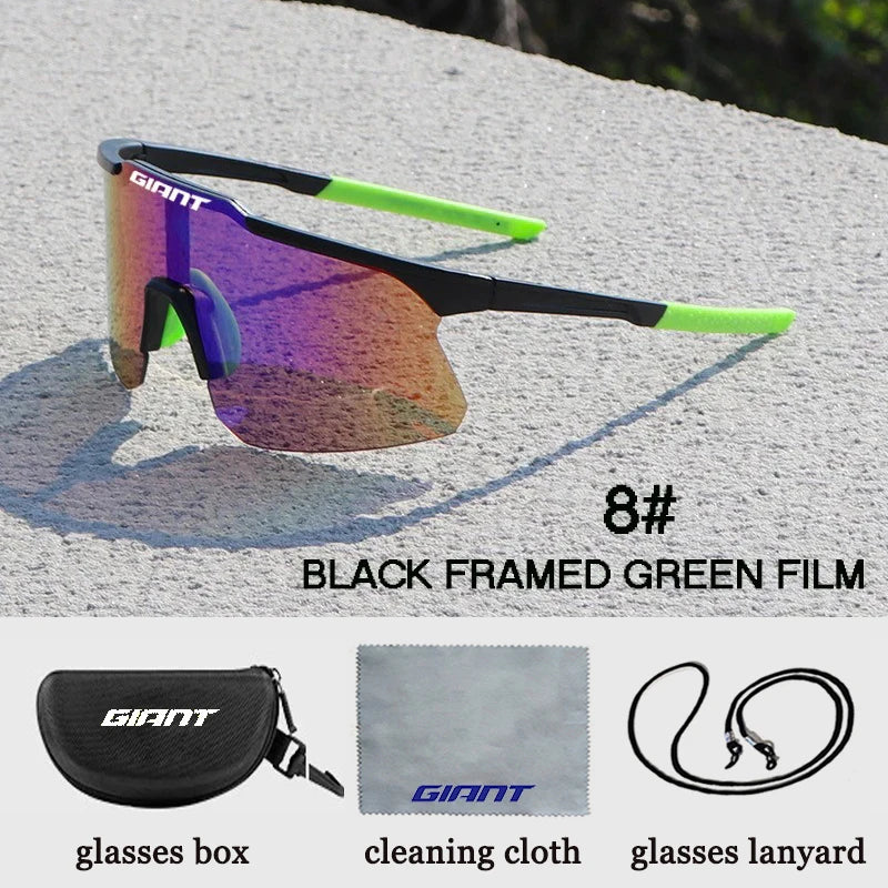 Running Sunglasses Gear: 2025 GIANT UV400 Protection, Anti-Fog, Sports Sunglasses with Case / Rungear