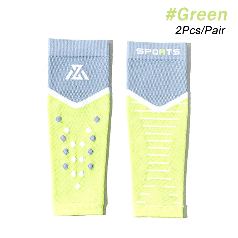 Compression Apparel Gear: 1Pair Unisex, Footless Calf Compression Sleeve Socks for Shin Splint &Varicose Vein / Rungear