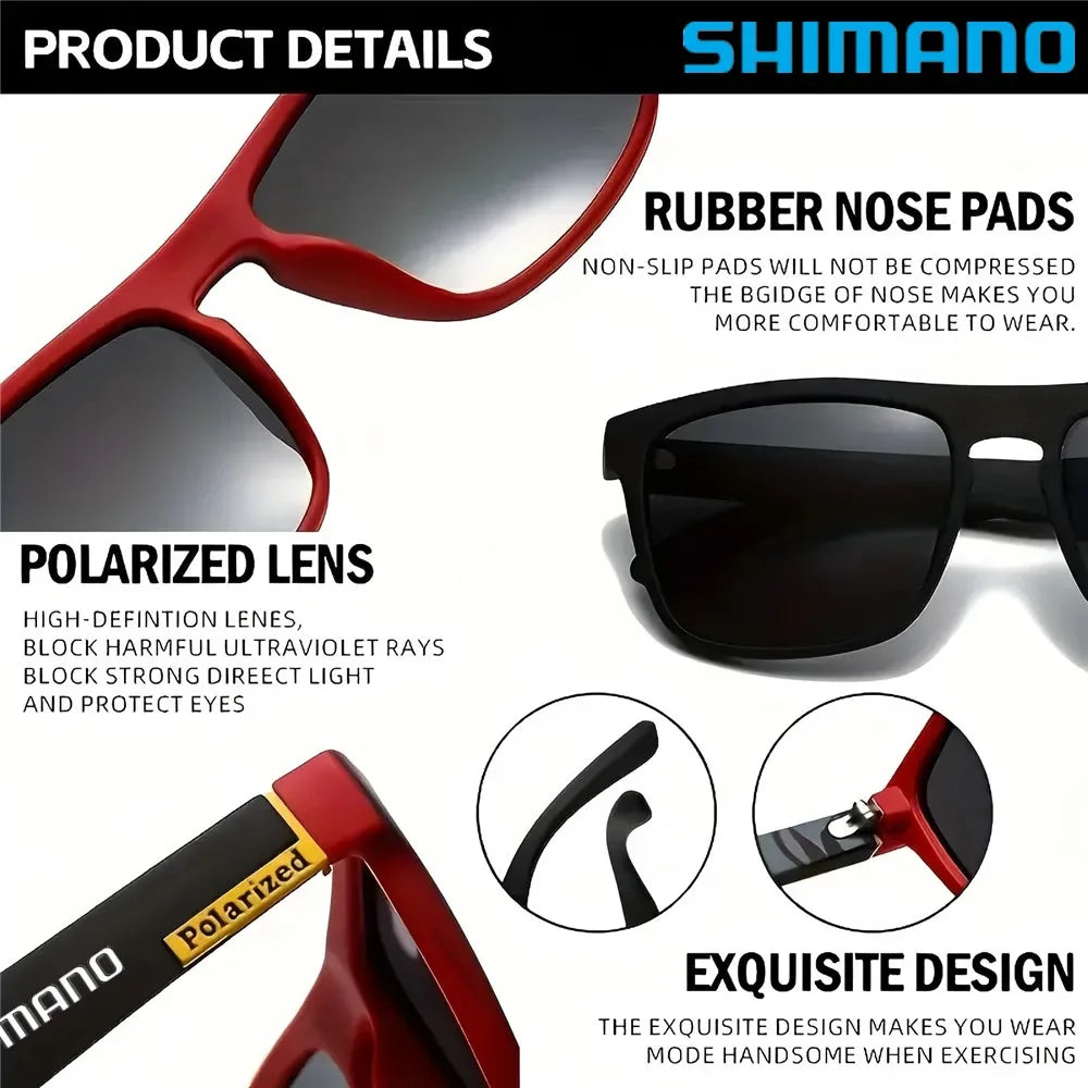 Classic Square UV400 Polarised Sports Sunglasses | Unisex | Cycling, Fishing, Driving & Outdoor