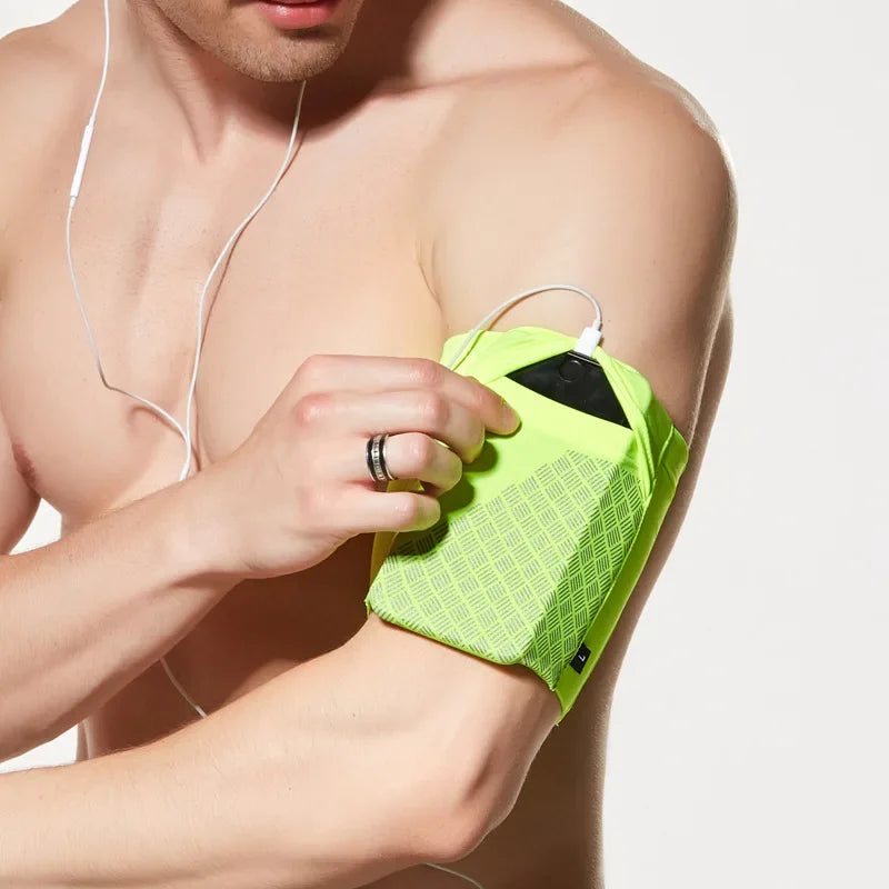 Running Arm Bag | Breathable Phone Holder for Phones up to 6.5" | Unisex Sport Armband