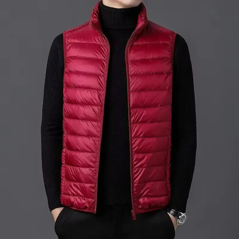 Men's Running Apparel: Warm, Waterproof Sleeveless Vest Jackets / Rungear