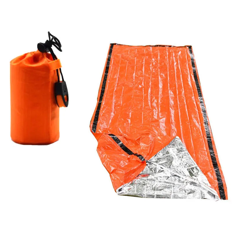 Portable Waterproof Emergency Survival Sleeping Thermal Bag For First Aid Rescue Kit