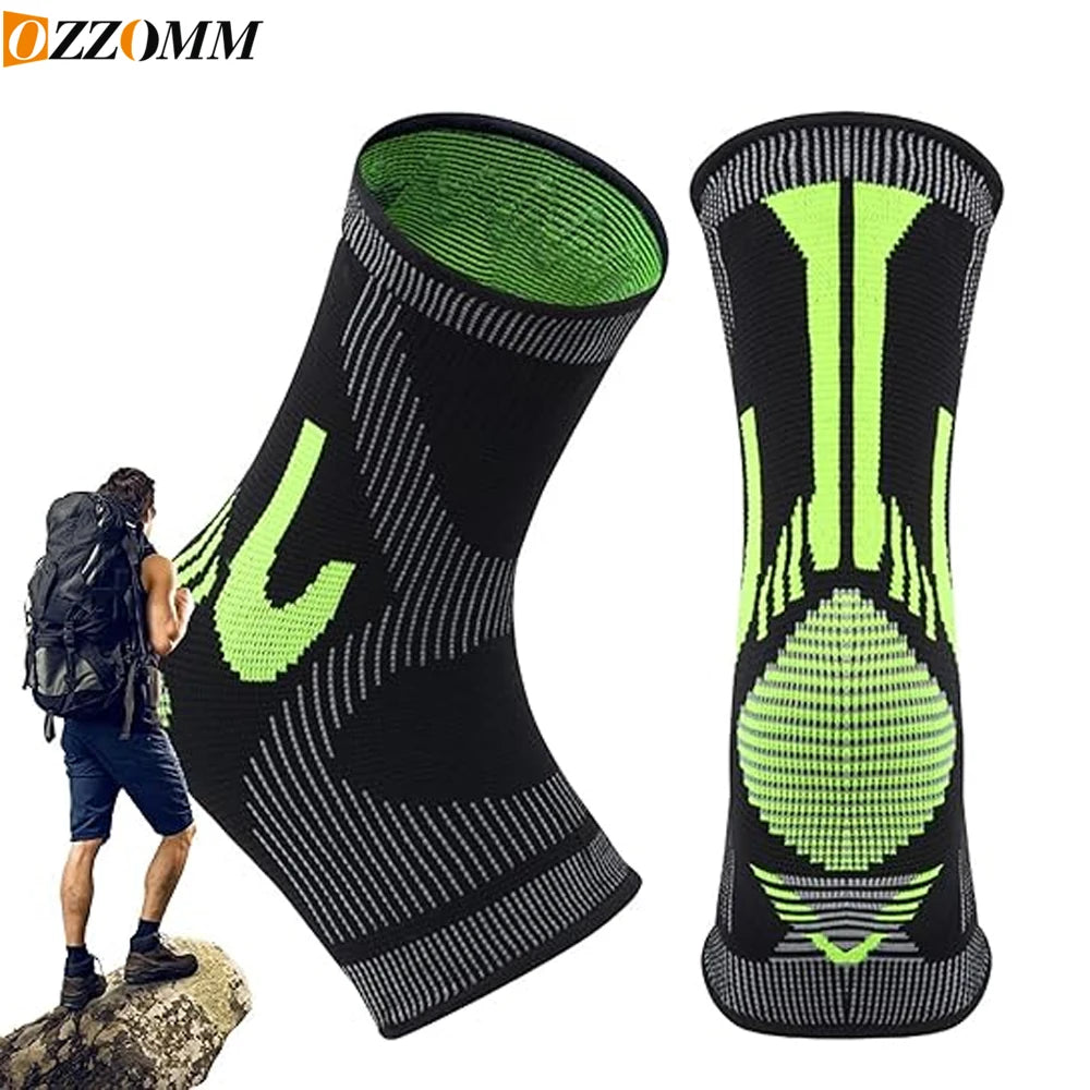 Ankle Brace for Plantar Fasciitis & Arthritis - Compression Support Sleeve for Pain Relief, Sports & Recovery