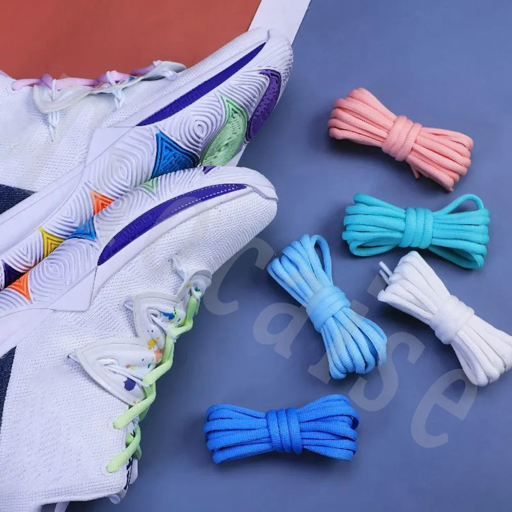 Classic Round Athletic Shoelaces | Oval Half-Round | Running, Hiking & Casual