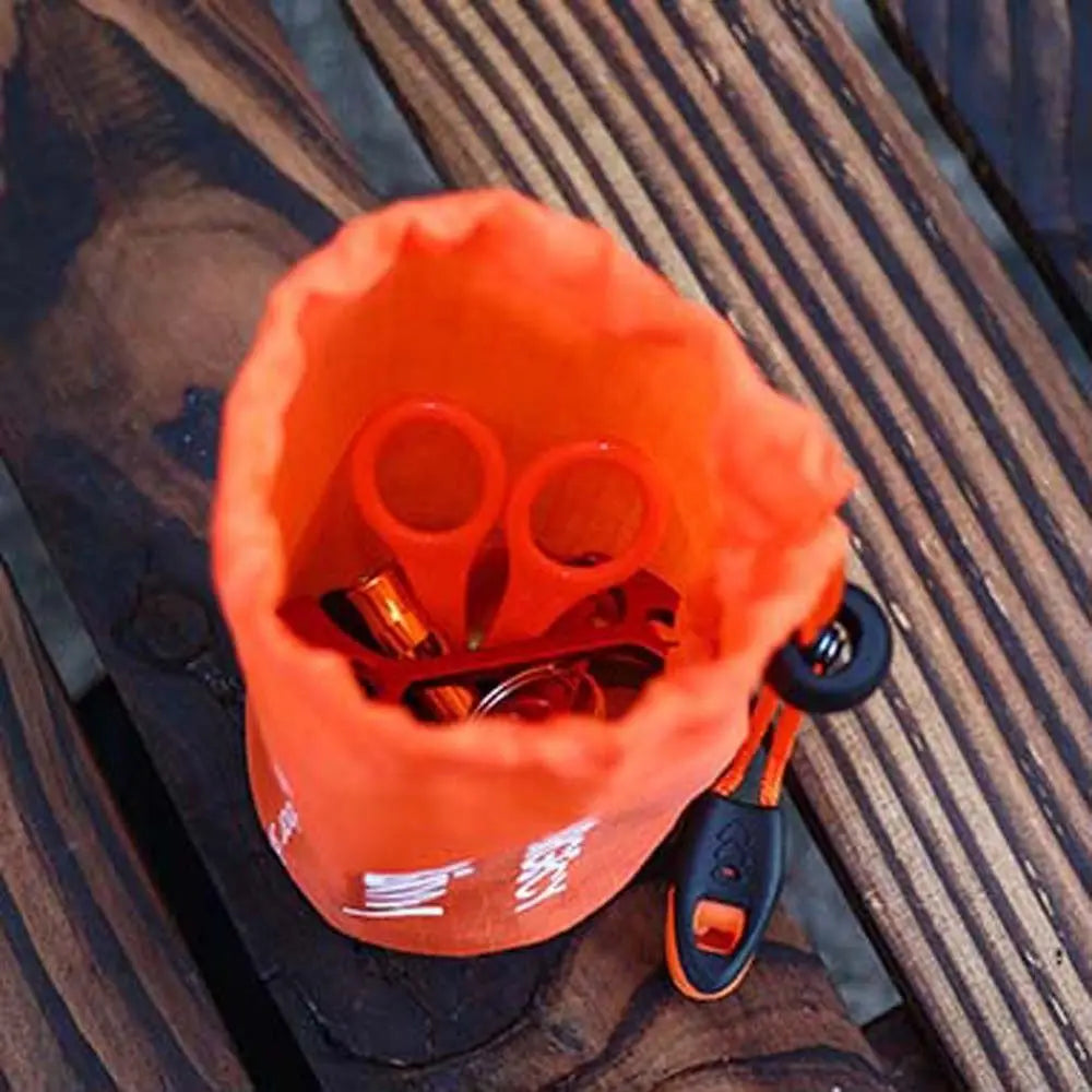 Outdoor Drawstring Organiser Storage Bag | Waterproof Canvas | Hiking, Travel & Emergency