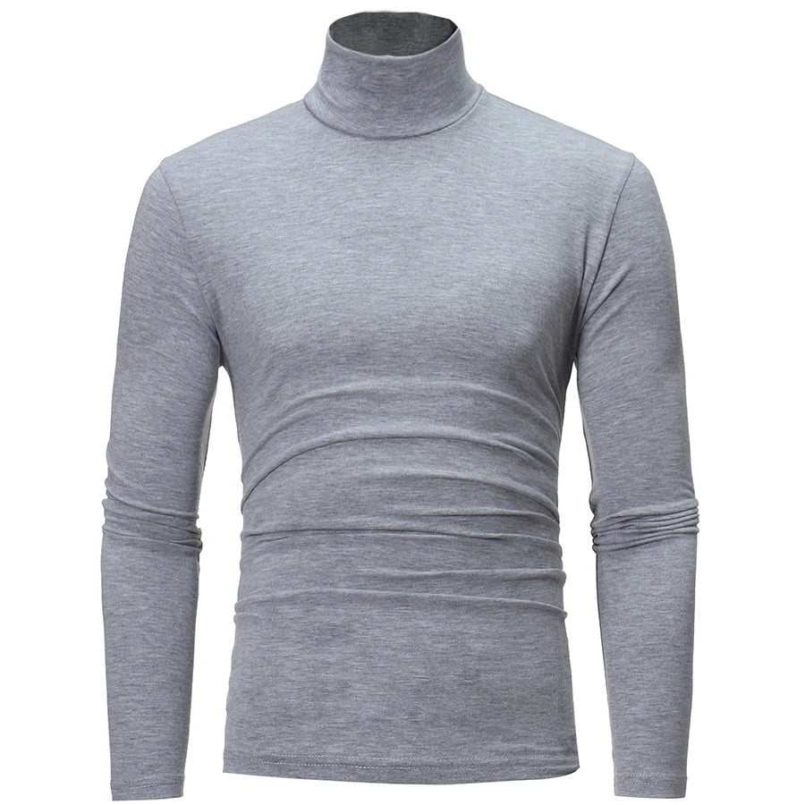 Men's Thermal Apparel: Winter High Neck, Slim Fit, Long Sleeved, Thermal Shirt / Rungear