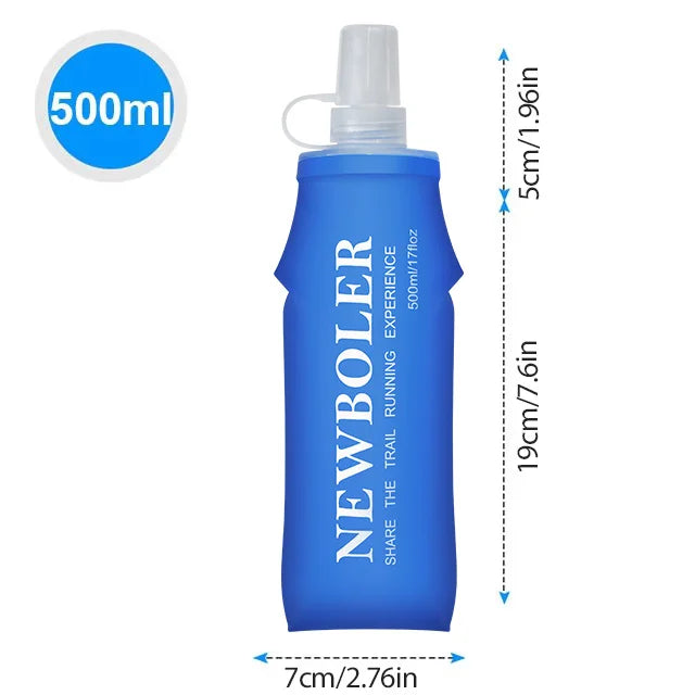 Collapsible Silicone Water Bottle — BPA Free | 150ml to 750ml | Running, Hiking & Travel