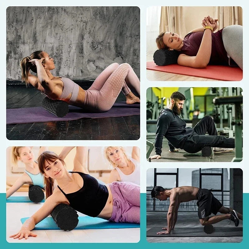 33cm High-Density EPP Fitness Foam Roller – Yoga, Massage & Muscle Therapy