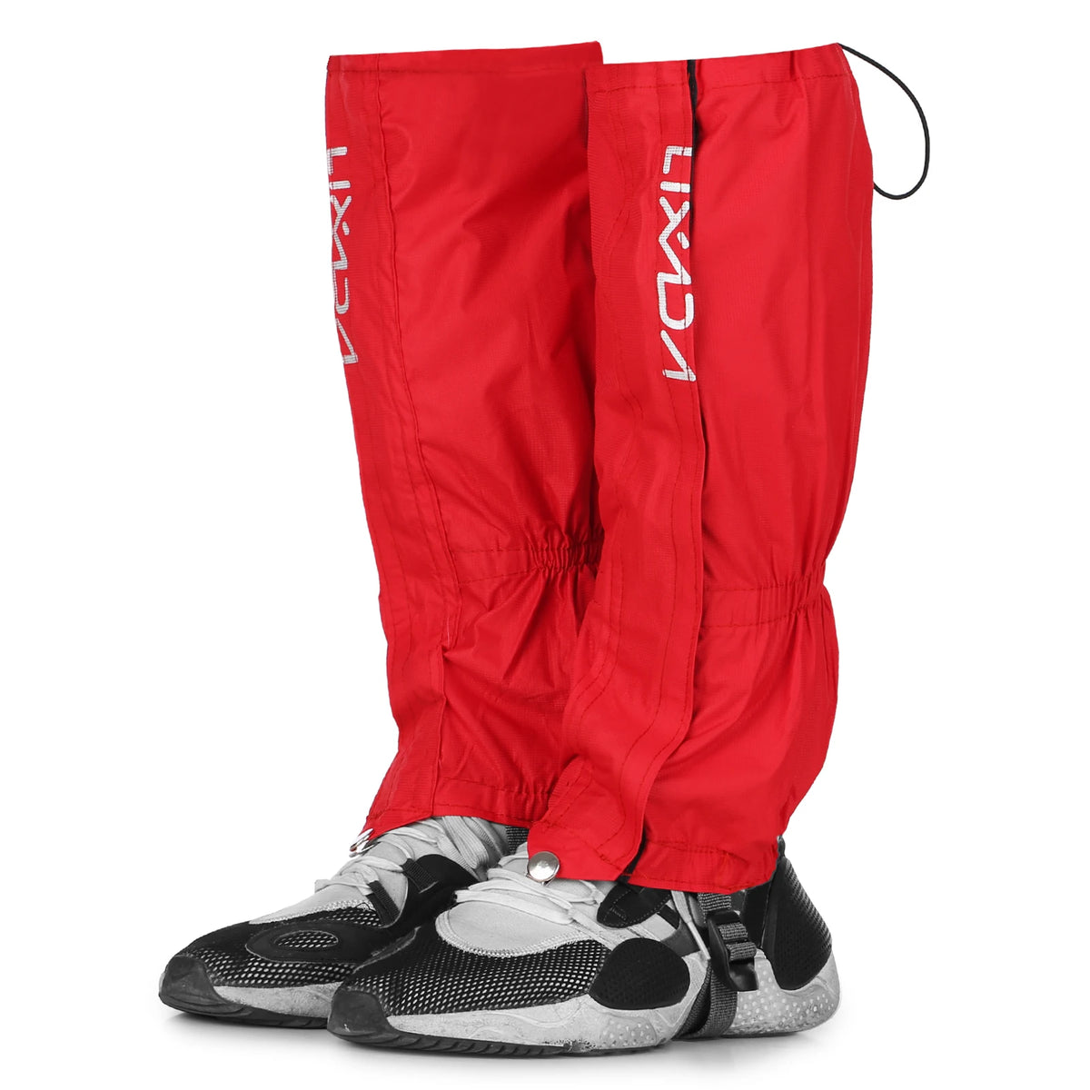Lixada Water-Resistant Zippered Leg Gaiters – Full Length Snow & Hiking Gaiters for Outdoor Sports