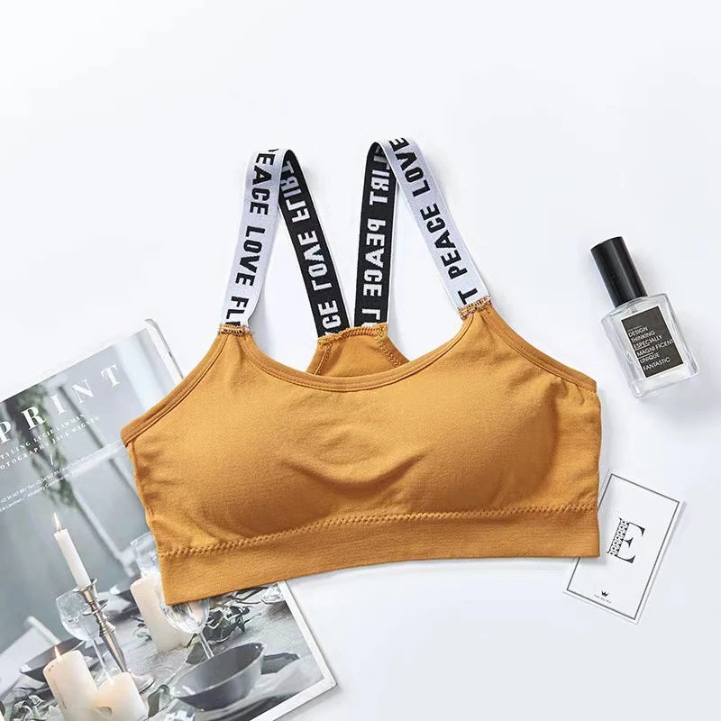 Women's Push-Up Sports Bra with Support Pads
