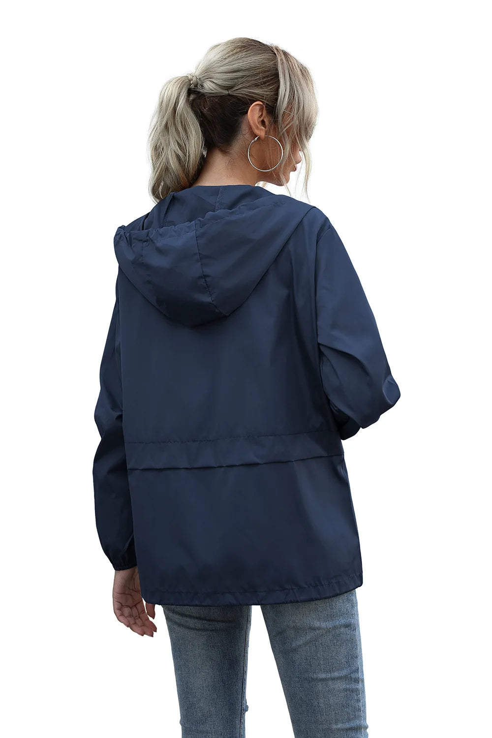 Women's Jackets Apparel: Ultralight, Waterproof, Windproof, Slim Hooded Windbreaker Jacket / Rungear