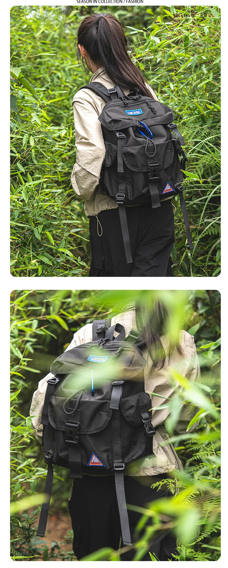 Large Capacity Outdoor Hiking Backpack | Multi-Pocket | Travel, Trail & Adventure