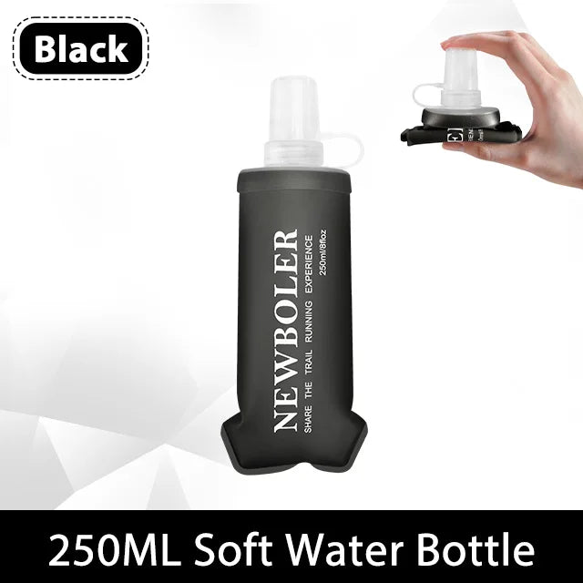 NEWBOLER Soft Flask – Foldable TPU Water Bottle | 150ml / 250ml / 500ml | Running, Hiking & Cycling