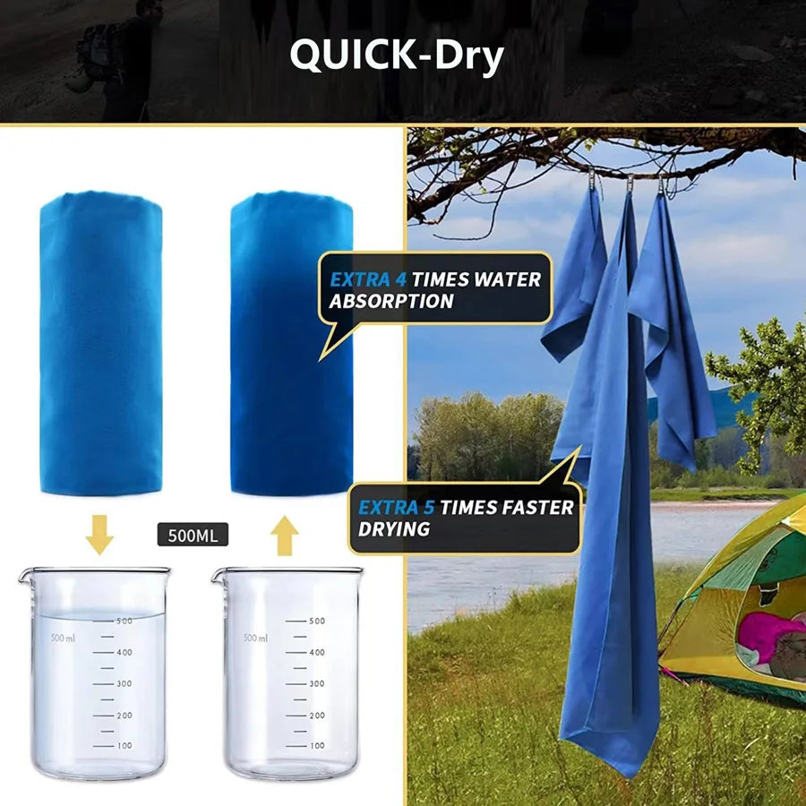 Microfibre Sports Towel | Quick-Dry, Sweat-Absorbent | 40×80cm | RUNGEAR