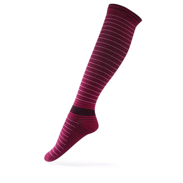 Compression Sock Accessories: Unisex Non-Slip, Knee-High Sports Compression Socks For Fitness / Rungear
