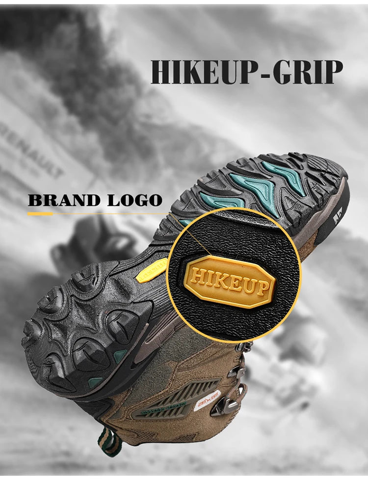 Men's Hiking Shoes: Winter Resistant, Suede, High-Top Hiking Boots / Rungear