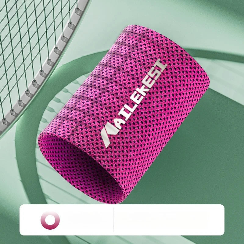 Quick-Dry Cooling Wrist Sweatband | Sweat Wipe Wristband for Running, Tennis & Fitness