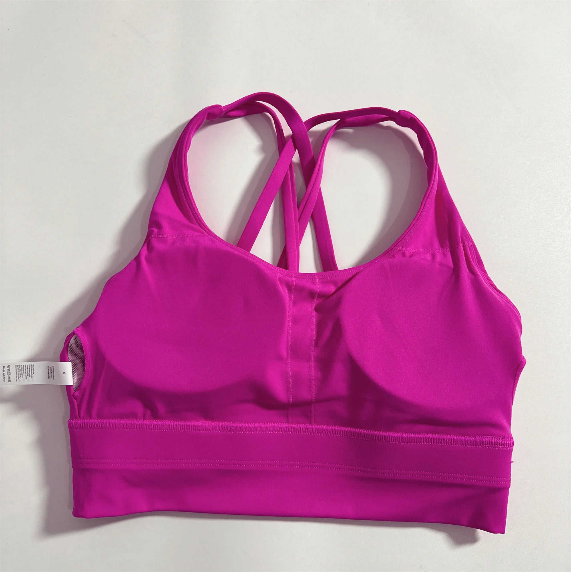 Women's Bra Apparel: Solid Color, High Strength Shockproof, Soft Cross Back, High Strength Shockproof, Fitness Sports Bra / Rungear